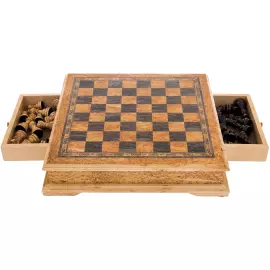 Шахматы из карельской березы "Классические"